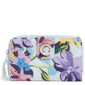 Vera Bradley Marian Floral RFID Turnlock Wallet